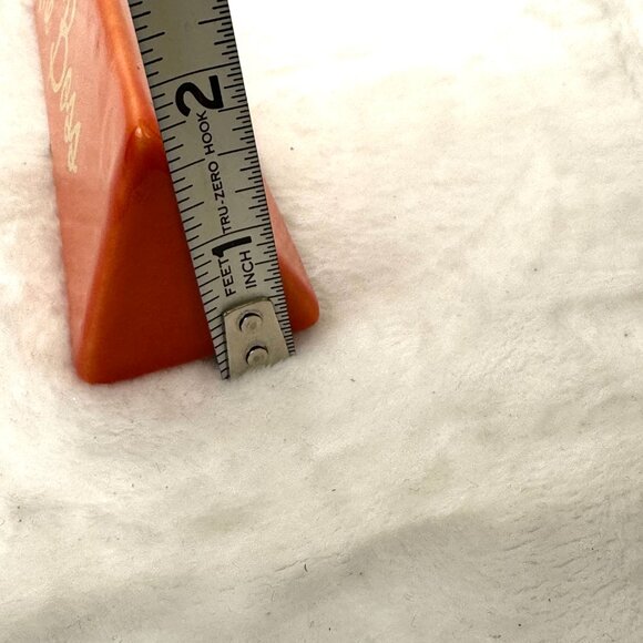 Ashland 7" Wedge Ceramic Tabletop Decor Sign The Boss/ killin' it Orange Gold - Picture 11 of 12